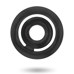 Addicted toys - potenz set anillos pene negro
