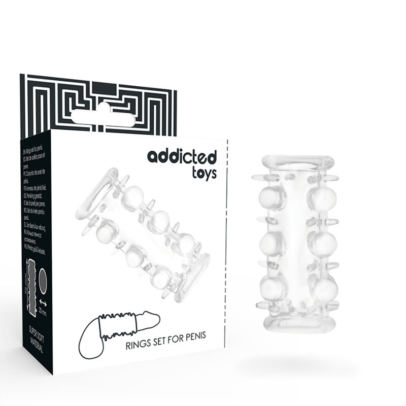 Addicted toys - funda pene clear
