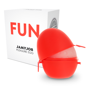 Jamyjob - huevo masturbador discreto edicion rojo fun