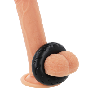 Powering - super flexible y resistente anillo pene 5cm pr08 negro