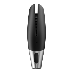 Satisfyer - power masturbator negro y plata
