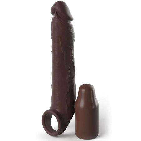 Fantasy x- tensions - pipedreams extension w strap 17,78 cm brown