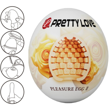 Pretty love - masturbador masculino huevo natural