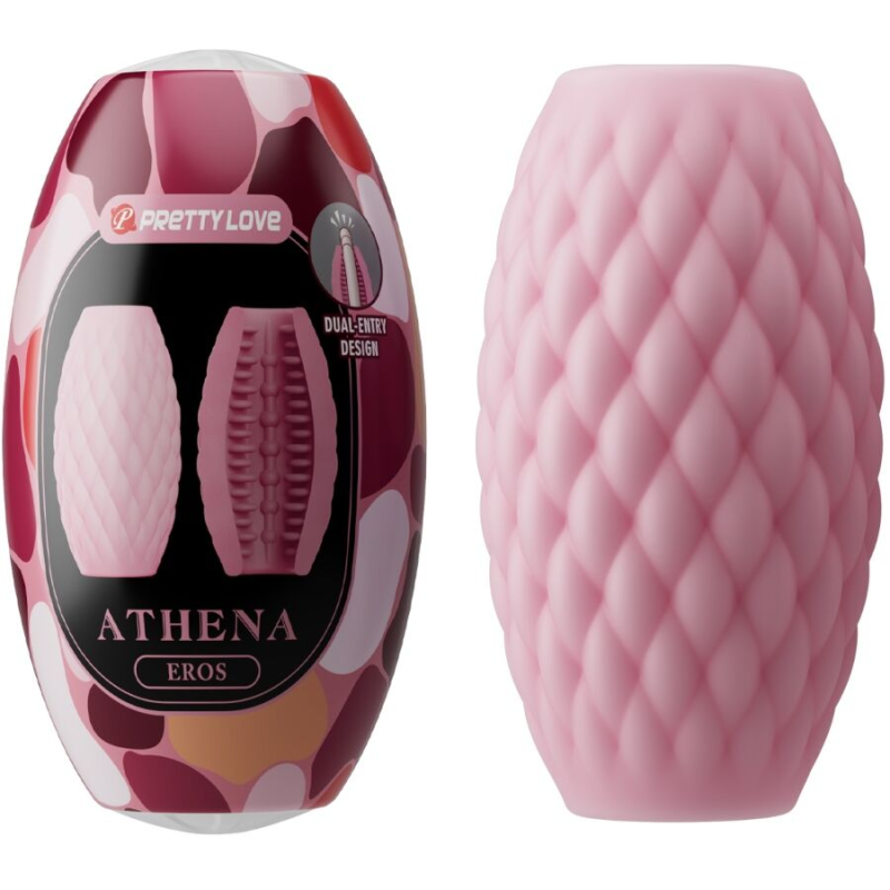 Pretty love - athena eros masturbador masculino silicona rosa