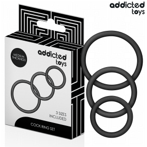 Addicted toys - set de anillos silicona modelo 2