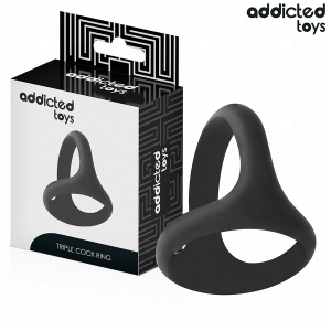 Addicted toys - anillo triple grueso para el pene