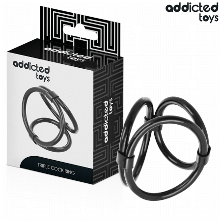 Addicted toys - anillo triple para el pene