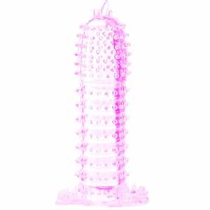 Baile - funda para pene con puntos estimulantes rosa 14 cm