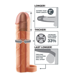 Fantasy x- tensions - perfect 2 extension pene con correa