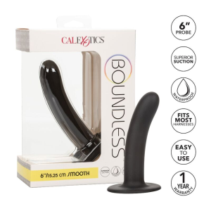 Calexotics - boundless dildo liso 15.25 cm compatible con arnÉs