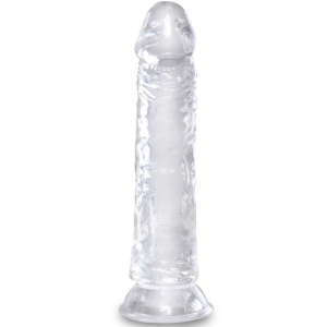 King cock - clear pene realÍstico 19.7 cm transparente