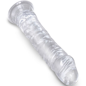 King cock - clear pene realÍstico 19.7 cm transparente