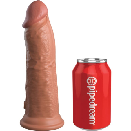 King cock - Élite dildo realÍstico vibrador & silicona 20.3 cm caramelo
