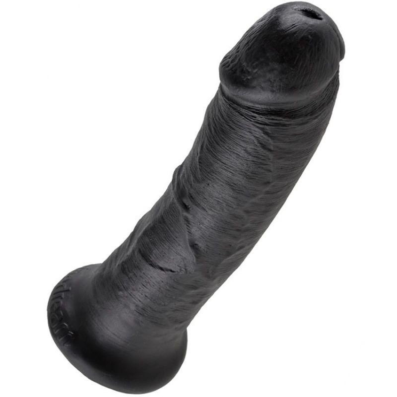 King cock - 8 pene negro 20.3 cm