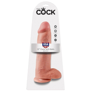 King cock - 12 pene realÍstico natural 30.48 cm