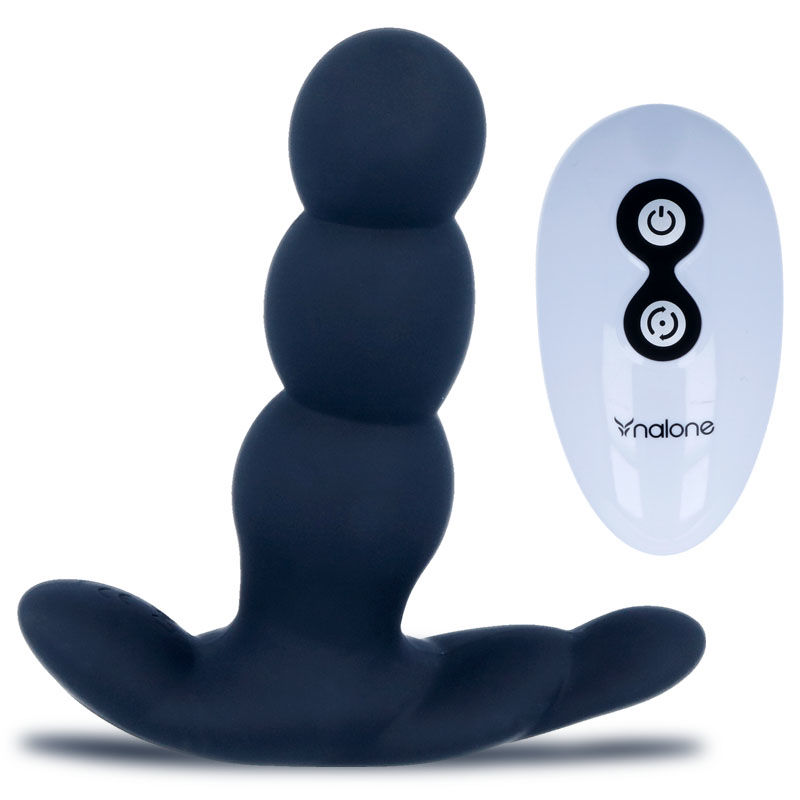 Nalone - pearl vibrador anal control remoto negro