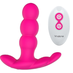 Nalone - pearl vibrador anal control remoto negro