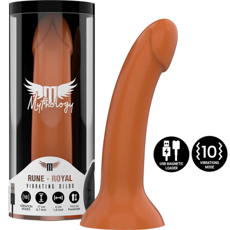 Mythology - rune royal dildo m - vibrador compatible con watchme wireless technology