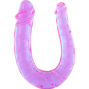 Seven creations - pene con dos cabezas de gelatina flexible