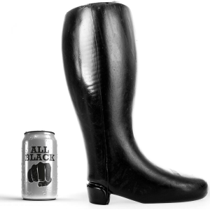 All black - bota gigante fisting suave 31 cm