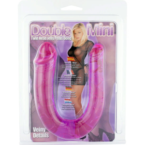Seven creations - pene con dos cabezas de gelatina flexible