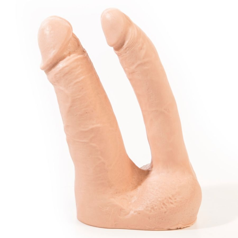 Pink room - arthus dildo doble realÍstico natural 17cm/15.5cm