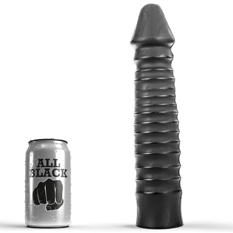 All black - dildo 26 cm