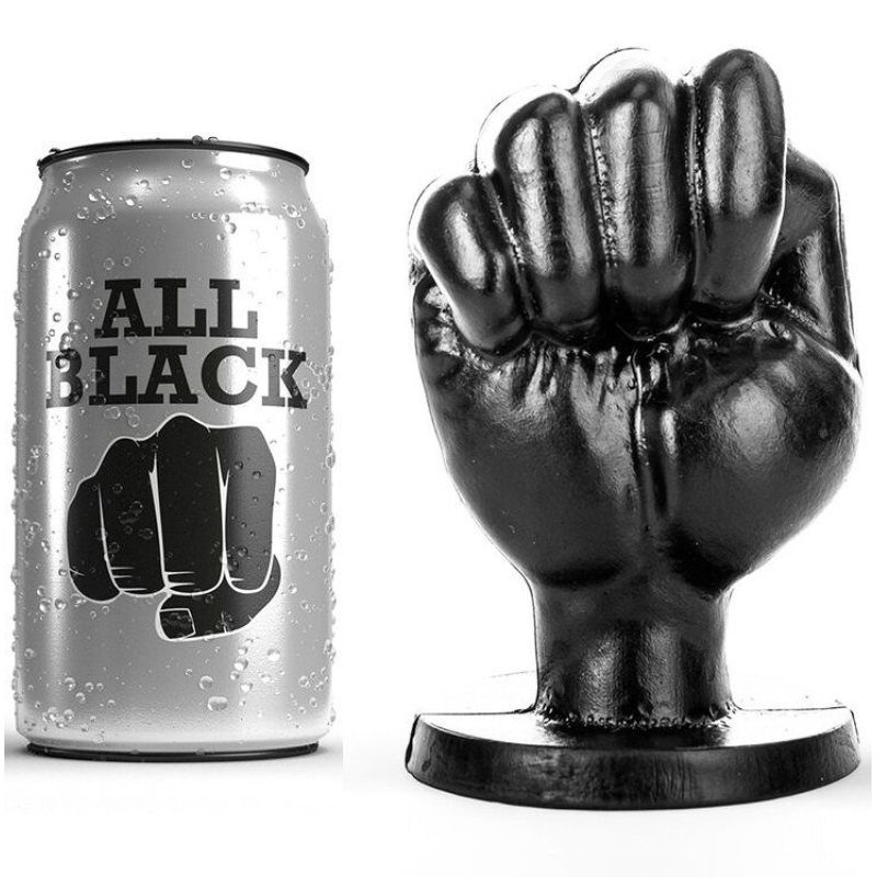 All black - fist 13 cm anal