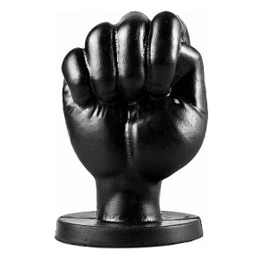 All black - fist 13 cm anal