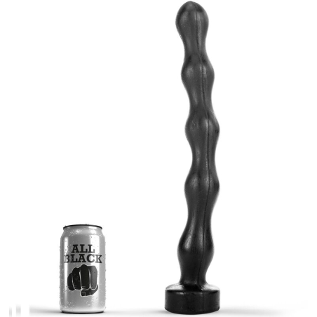 All black - anal beads 41,5 cm