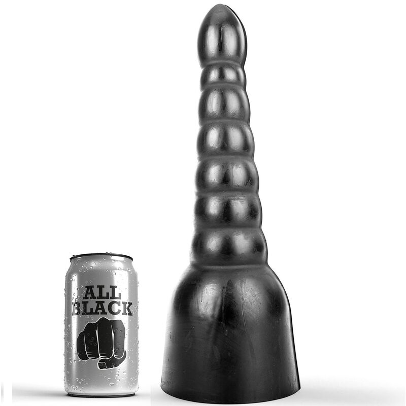 All black - dildo 34 cm