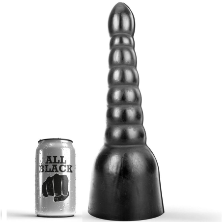 All black - dildo 34 cm
