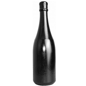 All black - anal bottle 34,5 cm
