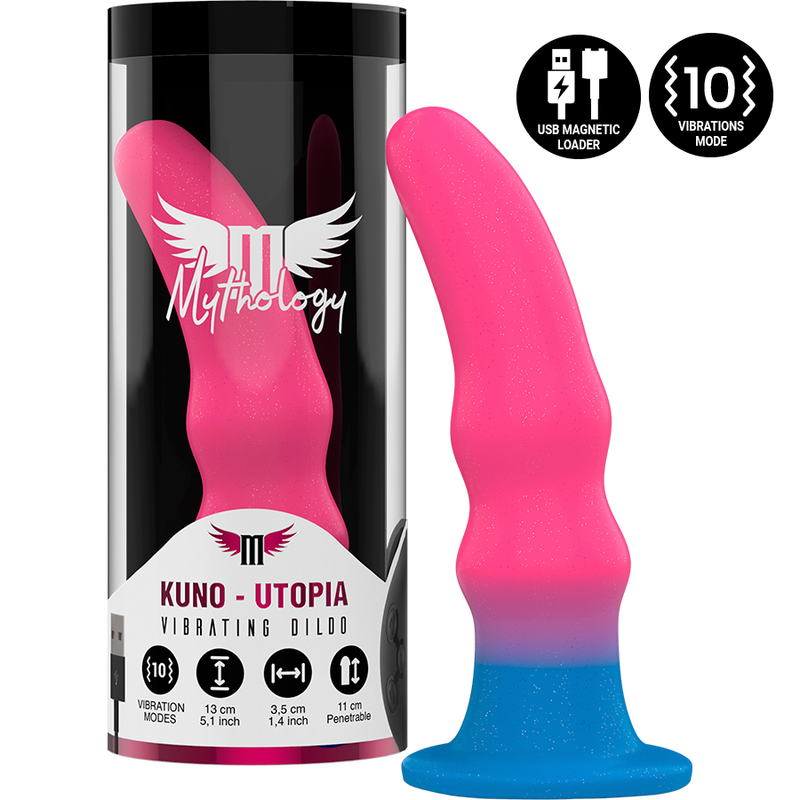 Mythology - kuno utopia dildo s - vibrador compatible con watchme wireless technology