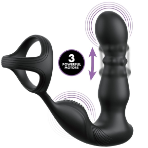 Anal fantasy elite collection - anillo y masajeador anal vibrador con control remoto