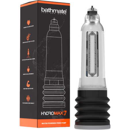 Bathmate - hydromax 7 bomba aumento pene transparente