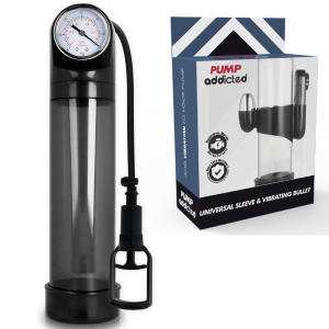 Pump addicted - bomba erecciÓn rx9 negro con vibrador