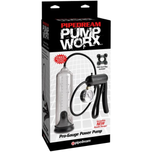 Pump worx - bomba de potencia pro-gauge transparente