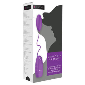 B swish - bnaughty classic vibrating bullet purple