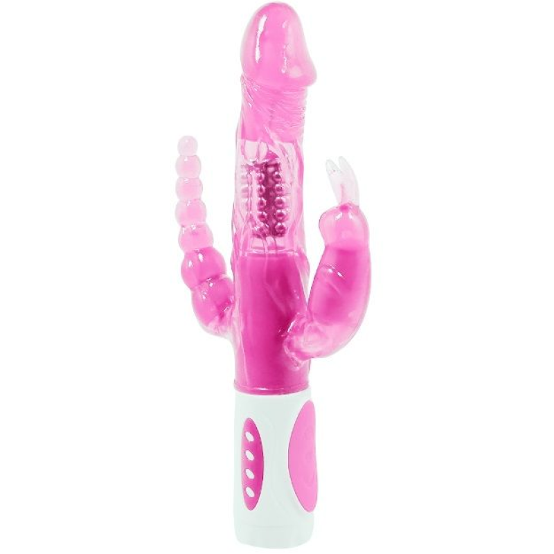 Baile - pretty bunny triple vibrador rotador