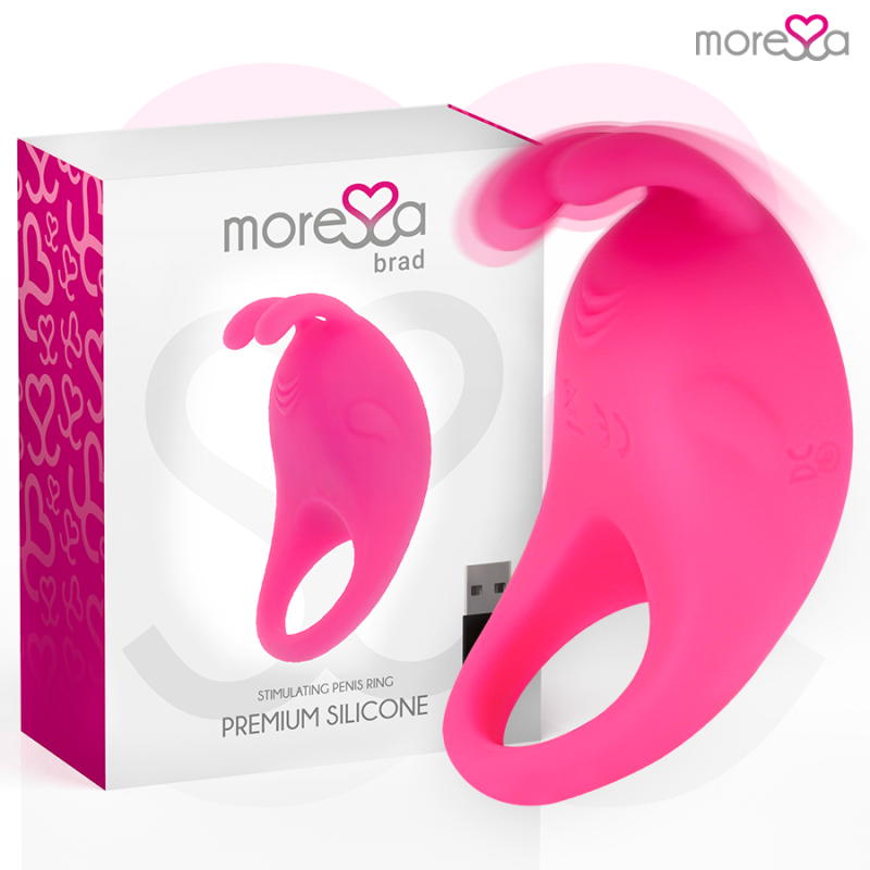 Moressa - brad premium silicone recargable rosa