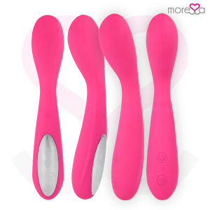 Moressa - druso masajeador duo punto g y suero pelvico premium silicone recargable
