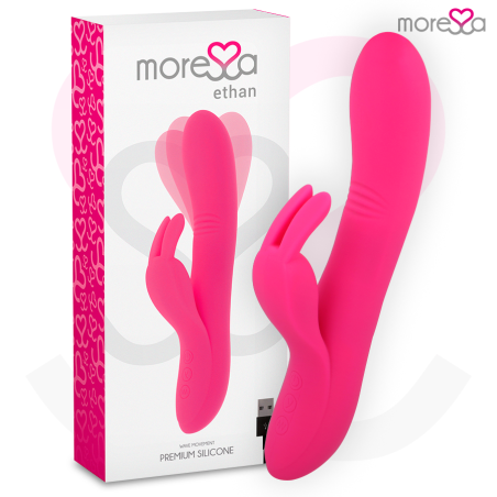 Moressa - ethan efecto wave mas potente vibraciÓn premium silicone recargable