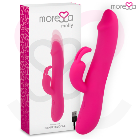 Moressa - molly impulsor up&down y potente vibraciÓn premium silicone recargable