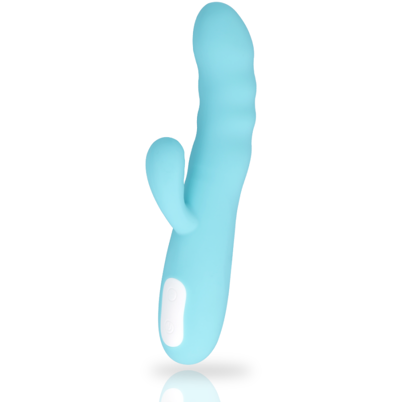 Mia - eiffel vibrador rotador azul turquesa