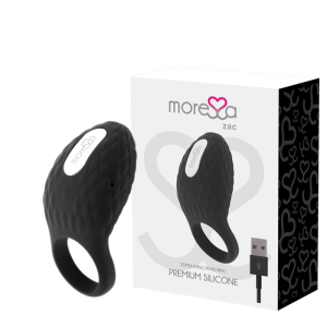 Moressa zac anillo vibrador recargable premium