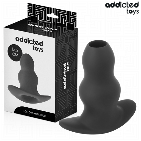 Addicted toys - plug anal hueco silicona talla xxl 15,2 cm