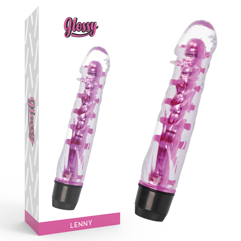 Glossy - lenny vibrador rosa