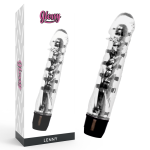 Glossy - lenny vibrador negro