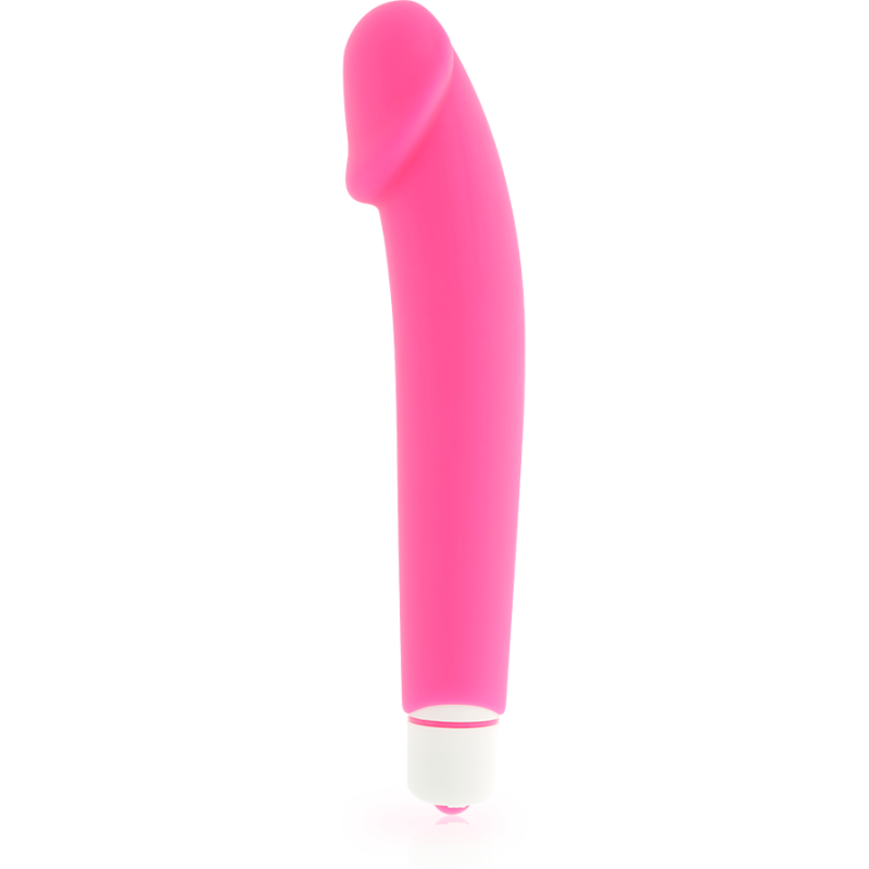 Dolce vita - realistic vibrador silicona rosa